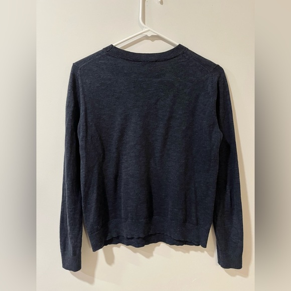 Navy fitted sweater - Picture 3 of 4